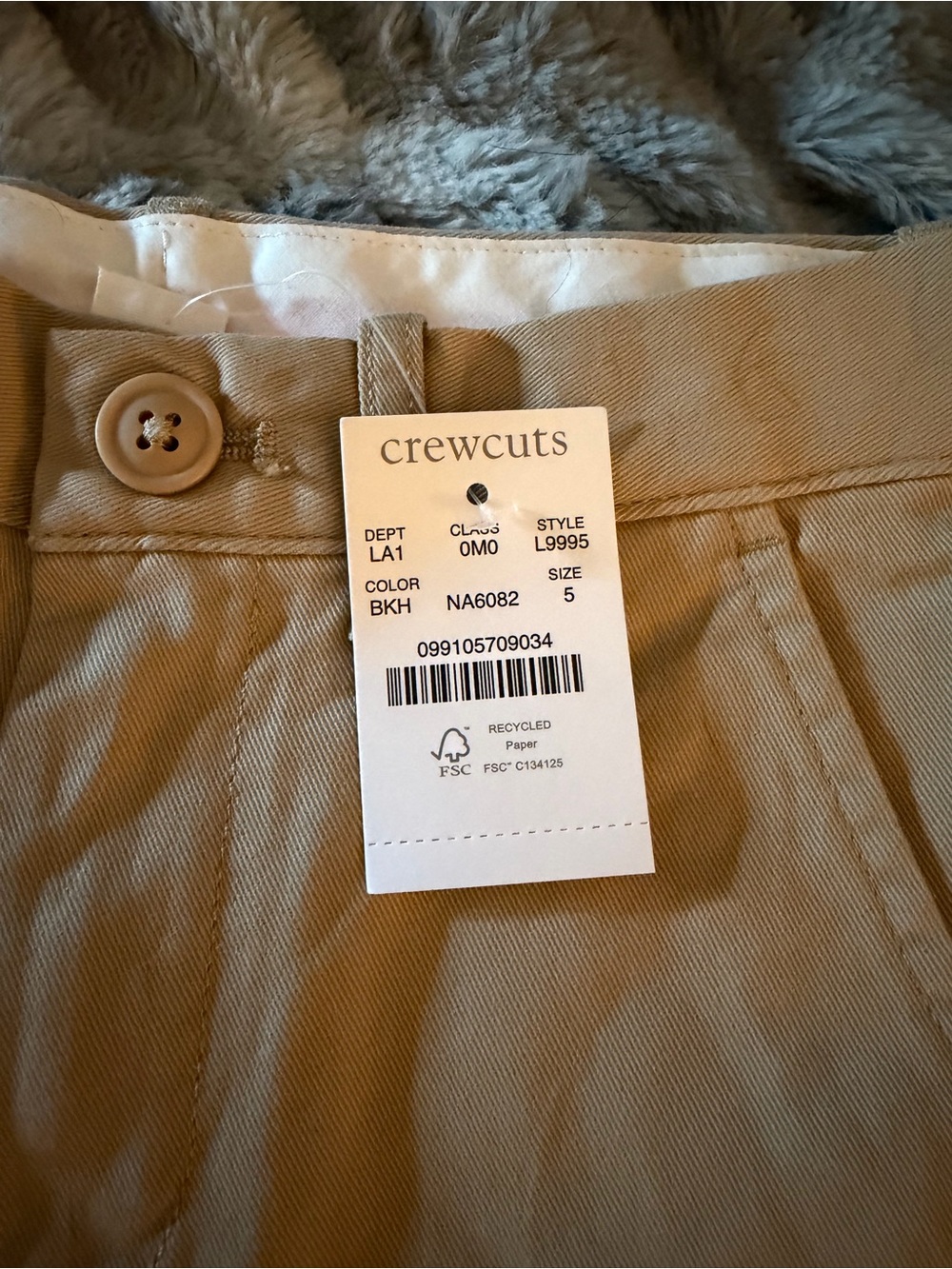 Crewcuts Tan Kids Chino Shorts